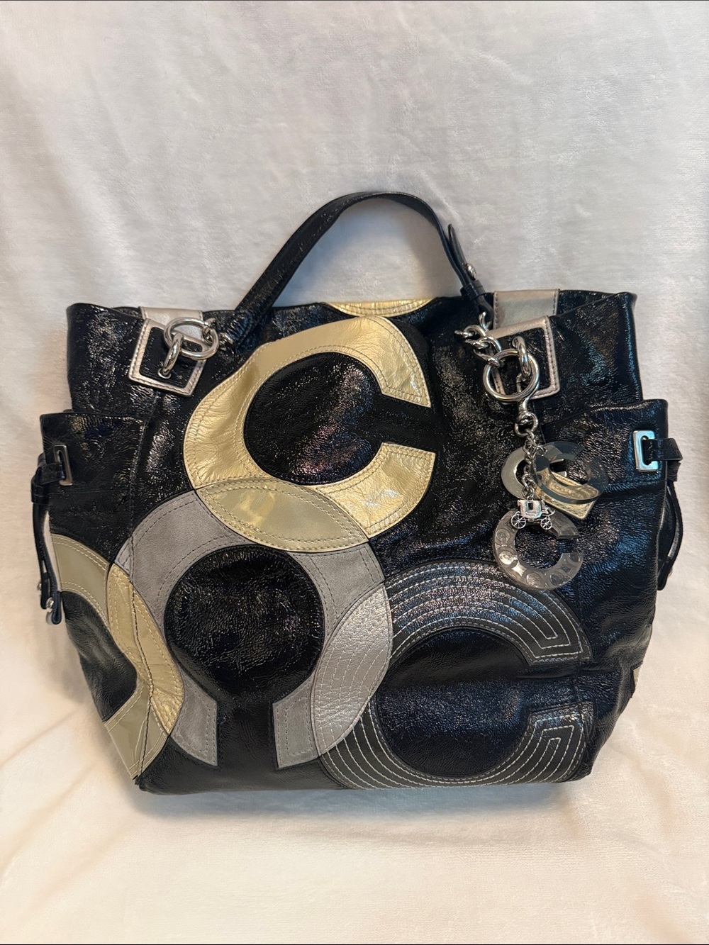 Coach Peyton Inlaid C Tote